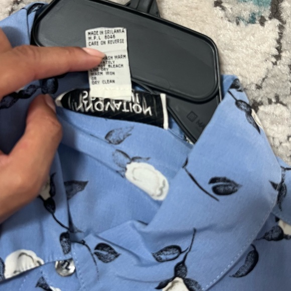 Vintage Innovation Sport Floral Short Sleeved Blouse - Picture 4 of 6